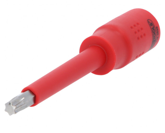 [118.3826] KSTools 118.3826 Douille porte-embout Torx isolée 3/8", T40, 122 mm