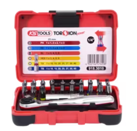 [918.3010] KSTOOLS 918.3010 Coffret 1/4 TORSIONpower Bit-B