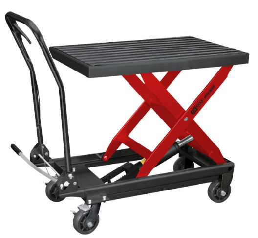 [160.1315] KSTools 160.1315 Table de dépose hydraulique sur roulettes, 500 kg