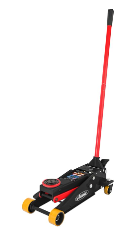 Vigor V6029 Cric hydraulique (capacité de charge : jusqu'à 3 tonnes, poids : 31 kg) Noir/rouge