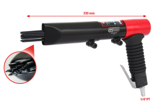 [515.3070] KSTools 515.3070 3/8" Dérouilleur à aiguilles pneumatique, max.6,3bar, 1/4"PT