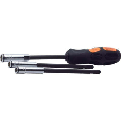 [⚠Déstockage] KO-KEN - 167C/3-2B - Clé à douille interchangeable avec manche NUT GRIP, set 3 pcs