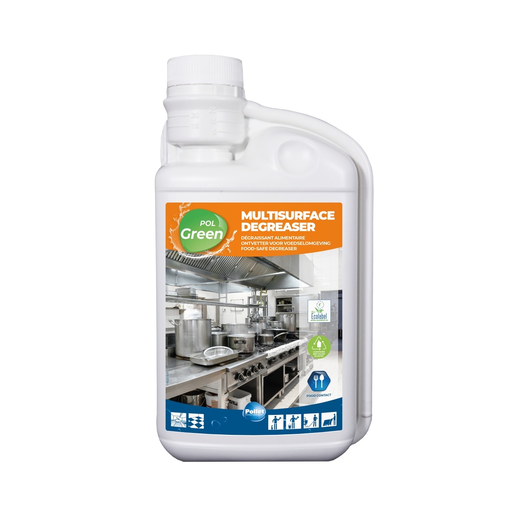 [3001044] POLGREEN MULTISURFACE DEGREASER 1L Dégraissant désinfectant