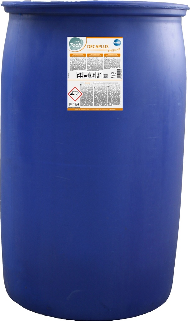 [2205395] POLTECH DECAPLUS (200L) Puissant dégraissant pour graisses organiques, durcies ou non