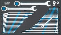 [163-620/42] HAZET - Jeu de clés de serrage ∙ L x l : 691 mm x 392 mm ∙ 42 pièces
