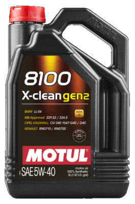 [109762Motul] Motul 8100 X-CLEAN GEN2 5W-40 5L