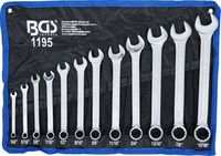 [1195BG] BGS - 1195 - Jeu de clés mixtes en pouce 1/4" - 15/16" 12 pièces