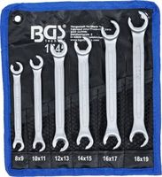 [1745BG] BGS - 1745 - Jeu de clés à tuyauter 8 x 9 - 18 x 19 mm 6 pièces