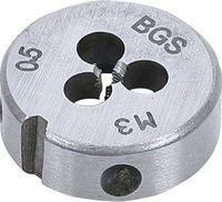 [1900-M3X0.5-SBG] BGS - 1900-M3X0.5-S - Filières M3 x 0,5 x 25 mm