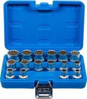 [2226BG] BGS - 2226 - Jeu de Douilles, douze pans 12,5 mm (1/2") 8 - 24 mm 16 pièces