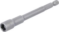 [2764BG] BGS - 2764 - Douille à choc, six pans, extra longue pour perceuses 6,3 mm (1/4") 8 mm
