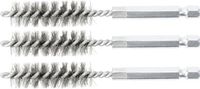 [3078-13-SBG] BGS - 3078-13-S - Brosse en acier 13 mm 6,3 mm (1/4") 3 pièces