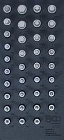 [4120BG] BGS - 4120 - Insert de servante d’atelier 1/3: Jeu de douilles à embouts carré femelle 12,5 mm (1/2"
