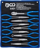 [4401BG] BGS - 4401 - Jeu de pinces à long bec, plates et de capuchon de bougie d’ignition extra long 9 pièce