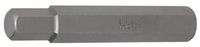 [4965BG] BGS - 4965 - Embout Longueur 75 mm 10 mm (3/8") six pans intérieurs 12 mm