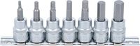 [5107BG] BGS - 5107 - Jeu de douilles à embouts 10 mm (3/8") six pans intérieurs 3 - 10 mm 7 pièces