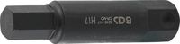 [5246-H17BG] BGS - 5246-H17 - Embout Longueur 100 mm 22 mm six pans intérieurs 17 mm