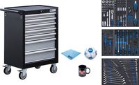 [6065BG] BGS - 6065 - Servante d'atelier 7 tiroirs avec 129 outils