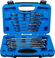 [6180BG] BGS - 6180 - Jeu de clés mixtes à cliquet à double articulation pliable 8 - 19 mm 12 pièces