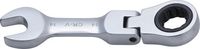 [6914BG] BGS - 6914 - Clé mixte à cliquet courte à couder 14 mm