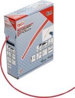 [6923-1BG] BGS - 6923-1 - Boîte de gaines thermorétractables rouges Ø 3 mm 8 m
