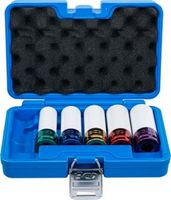 [7307BG] BGS - 7307 - Jeu de douilles de puissance avec protection 12,5 mm (1/2) 15 / 17 / 19 / 21 / 22 mm / 