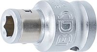 [8225BG] BGS - 8225 - Adaptateur avec bille de retenue 10 mm (3/8") six pans intérieurs 6,3 mm (1/4")