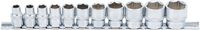 [9110BG] BGS - 9110 - Jeu de Douilles, six pans 10 mm (3/8") 5/16" - 7/8" 11 pièces