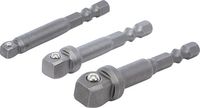 [9162BG] BGS - 9162 - Jeu d’adaptateurs à bascule de perceuse 6,3 mm (1/4") 3 pièces