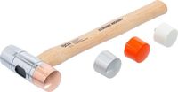[9176BG] BGS - 9176 - Maillet avec tête interchangeable manche Hickory Ø 35 mm