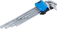 [9375BG] BGS - 9375 - Jeu de clés allen extra longues + extra courtes Profil T (pour Torx) T10 - T50 9 pièces