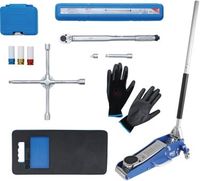 [9680BG] BGS - 9680 - Kit pneus pour changement de roues avec cric rouleur 1,5 t 10 pièces