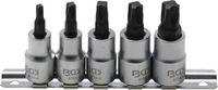 [9756BG] BGS - 9756 - Jeu de douilles à embouts 10 mm (3/8") profil carré (pour MTS-Mortorq) MTS0 - MTS04 5 p