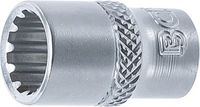 [10110BG] BGS - 10110 - Douille pour clé, Gear Lock 6,3 mm (1/4") 10 mm