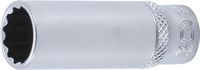 [10712BG] BGS - 10712 - Douille pour clé, douze pans, longue 6,3 mm (1/4") 12 mm