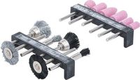 [50797BG] BGS - 50797 - Jeu de brosses à fil d’acier / matière plastique pour meuleuse 12 pièces