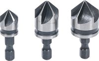 [70052BG] BGS - 70052 - Jeu d’embouts de perçage conique HSS 6,3 mm (1/4") 12 - 16 - 19 mm 3 pièces