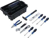 [70225BG] BGS - 70225 - Caisse porte-outils matière plastique avec assortiment d’outils 11 pièces