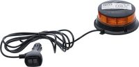 [70342BG] BGS - 70342 - Lampe de signalisation panoramique jaune avec aimant 12 V / 24 V Ø 130 mm