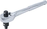[71015BG] BGS - 71015 - Cliquet réversible Acier massif À denture fine 3-en-1 6,3 mm (1/4") / 10 mm (3/8") / 1