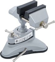 [71017BG] BGS - 71017 - Étau de table pivotable mâchoires de 70 mm avec pied à ventouse
