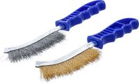 [71033BG] BGS - 71033 - Jeu de brosses à fils Fil en acier et laiton 260 mm 2 pièces