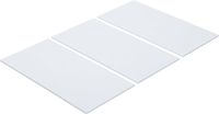 [80711BG] BGS - 80711 - Patin en feutre plaques blanc 100 x 200 mm 3 pièces