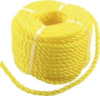 [80805BG] BGS - 80805 - Corde en matière plastique/utilisation universelle 6 mm x 20 m jaune