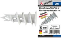 [80844BG] BGS - 80844 - Assortiment de chevilles pour plaques de plâtre 20 pièces