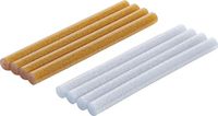 [80848BG] BGS - 80848 - Bâtonnets de colle chaude argent/or métallisé Ø 11 mm, 150 mm 8 pièces