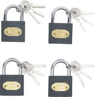 [85164BG] BGS - 85164 - Jeu de cadenas verrouillage simultané type L 35 mm 4 pièces