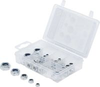 [88144BG] BGS - 88144 - Assortiment d’écrous autobloquants métriques M4 - M12 53 pièces