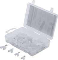 [88166BG] BGS - 88166 - Assortiment de serre-câbles 71 pièces
