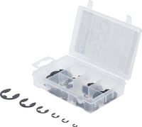 BGS - 88174 - Assortiment de circlips profil E 3 - 15 mm 94 pièces